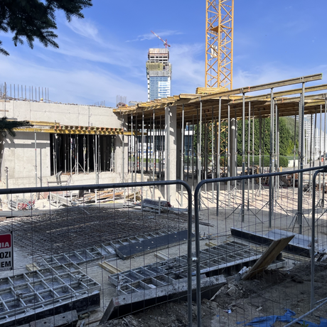 Budowa Capital Towers Residence przy skrzyżowaniu ulic Lenartowicza i Podpromie [SIERPIEŃ 2023] - fot 12